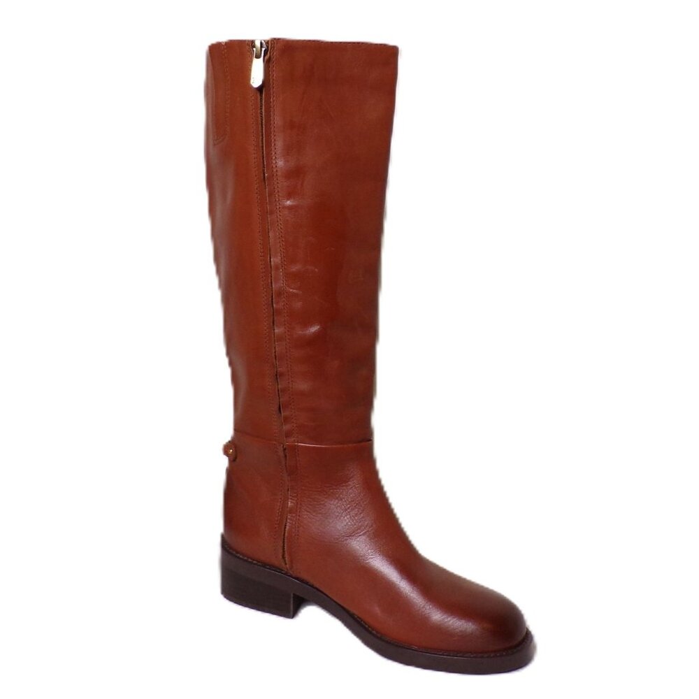 🆕SAM EDELMAN Mable Knee High Riding Boot Brown 7 - Picture 8 of 11
